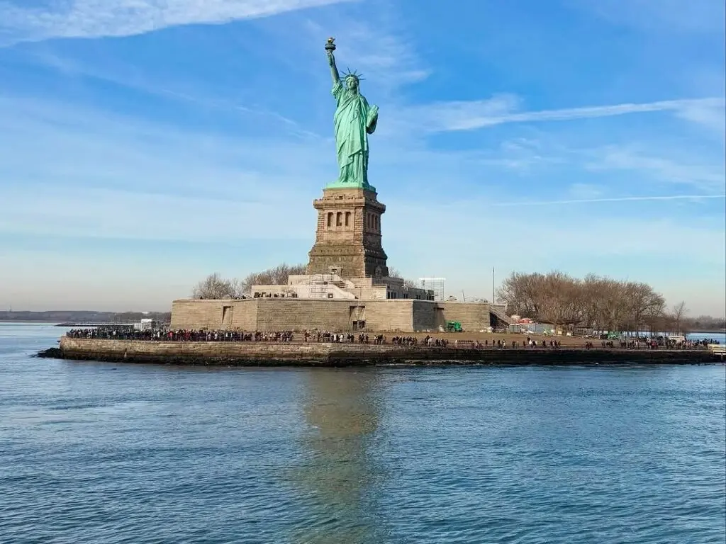Estátua da Liberdade na Ilha da Liberdade