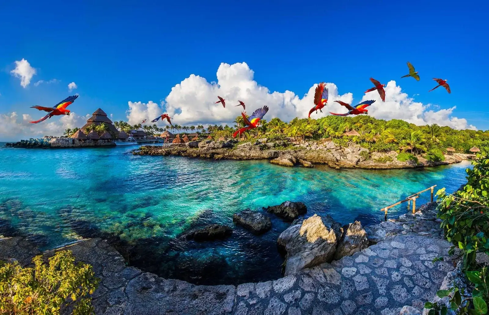 Pôr do sol em Cancún